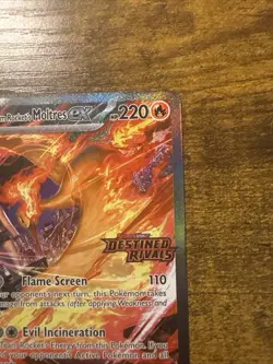 Pokemon TCG: Team Rocket’s Moltres Ex 229/182 SIR Stamped Read Description - Image 2