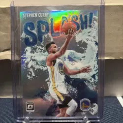 2021-22 Panini Donruss Optic - Splash! Stephen Curry #1 Holo Prizm - Image 1