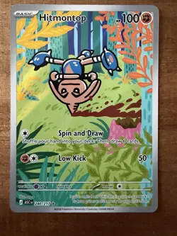 Hitmontop 240/217 Illustration Rare Ascended Heroes Pokemon Near Mint - Image 1