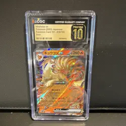 Pokemon Ninetales ex CGC Pristine 10 Double Rare Sv2a 038/165 Holo Japanese 2023 - Image 1