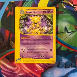 Alakazam 33/165 Rare Expedition Base Set Pokemon Damaged - Image 1