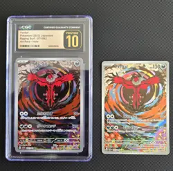 CGC 10 Pristine Yveltal 071/062 AR Art Rare Raging Surf sv3a Pokemon COMBO - Image 1