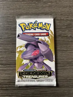 2013 Pokemon Black & White Legendary Treasures Sealed Booster Pack Genesect B - Image 1