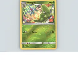 Metapod 2/68 Uncommon Hidden Fates Pokemon Reverse Holo Near Mint - Image 1