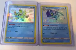 2019 Pokemon Hidden Fates - Froakie #SV11 & Frogadier #SV12 - Image 1