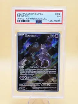 Pokemon TCG 2023 Ultra Premium Collection Mewtwo Promo #052 PSA 7 - Image 1
