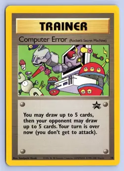 COMPUTER ERROR 16 PROMO WIZARDS BLACK STAR PROMOS POKEMON LP - Image 1