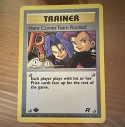 Here Comes Team Rocket! 71/82 Team Rocket Rare Trainer 1st Ed EN 2000 - Image 1