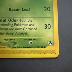 Gloom 78/165 Uncommon Expedition Pokemon Card - Image 4
