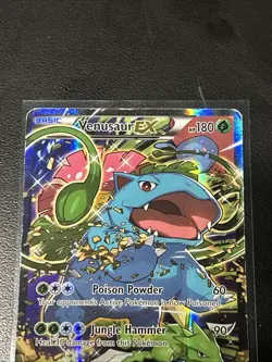 The Pokemon Company Venusaur EX XY123 XY Full Art Holo Promo ENG 2016 - DAMAGED - Image 2