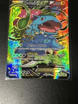 The Pokemon Company Venusaur EX XY123 XY Full Art Holo Promo ENG 2016 - DAMAGED - Image 3