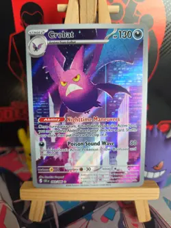 Crobat 093/086 Chaos Rising Pokemon Card Illustration Rare - Image 1