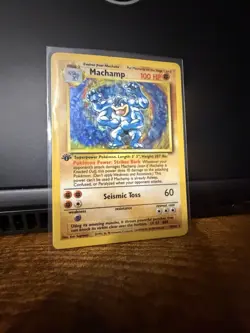 Pokemon TCG Machamp Deck Exclusives 8/102 Holo Rare 1st Edition Eng 100HP - Image 4