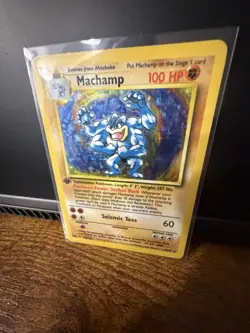 Pokemon TCG Machamp Deck Exclusives 8/102 Holo Rare 1st Edition Eng 100HP - Image 5