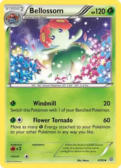 Bellossom 4/98 XY - Ancient Origins Pokemon Card NM - Image 1
