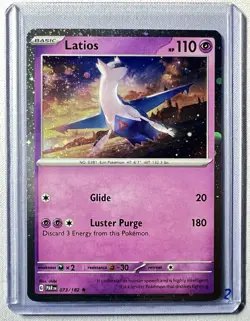 Pokemon Latios (Cosmos Holo) 073/182 Paradox Rift Rare Reverse Cosmos Holo NM - Image 1