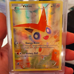 Pokemon TCG Victini XY117 XY Black Star Promo Holo EN Basic Pokemon Card HP70 - Image 1
