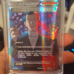 Pokemon Company Giovanni's Scheme 162/162 BREAKthrough Full Art Holo Ultra Rare - Image 1