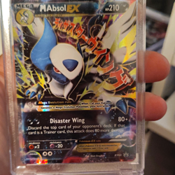 Pokemon TCG M Absol EX XY63 XY Black Star Promo Full Art Holo EN 2015 HP210 - Image 1