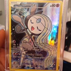 Pokemon TCG Meloetta XY120 XY Black Star Promo Holo EN Basic HP80 - Image 1