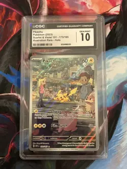 Pokemon TCG Pikachu Scarlet & Violet-151 173/165 Holo Illustration Rare - Image 1