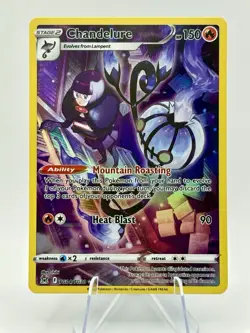 Pokemon TCG Chandelure Lost Origin Trainer Gallery Ultra Rare TG04/TG30 - Image 1