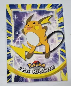 Raichu #26 1999 Topps Pokemon TV Animation Edition Series 1 - Image 1