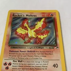 Pokemon TCG WOTC Rocket's Moltres 12/132 Holo Rare Gym Challenge 2000 ENG - Image 5