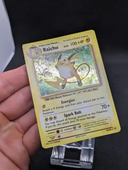 Pokemon Card Raichu 36/108 XY Evolutions Holo Rare NM - Image 2