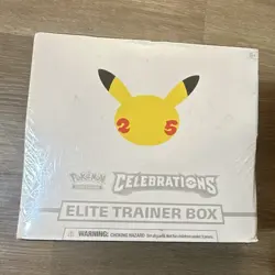Pokemon TCG Celebrations Elite Trainer Box Sealed 25th Anniversary English 2021 - Image 1
