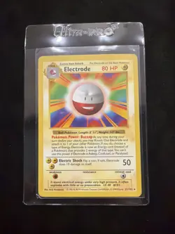 Pokemon TCG Electrode Base Set, Shadowless Rare Card 21/102 MP - Image 1