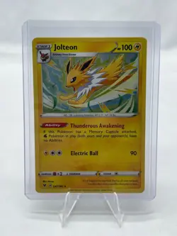 Jolteon 47/185 Vivid Voltage Cosmos Holo Promo Pokemon TCG Card NM - Image 1