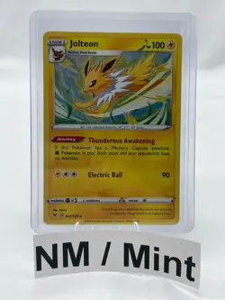 Jolteon 47/185 Vivid Voltage Cosmos Holo Promo Pokemon TCG Card NM - Image 5