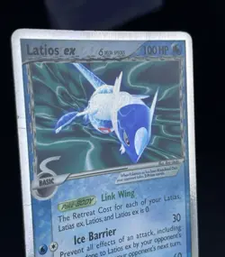 Pokemon Latios ex 96/101 Dragon Frontiers Holo Ultra Rare Delta Species (MP+) - Image 2