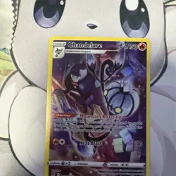 Chandelure TG04/TG30 Holo Lost Origin Trainer Gallery Pokemon NM - Image 3