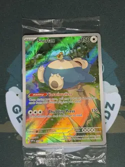 Pokemon TCG Snorlax SVP 051 Black Star Promo Holo Rare Sealed Pack NM - Image 1