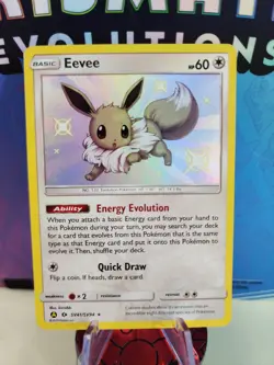 Eevee SV41/SV94 Hidden Fates Shiny Vault Shiny Holo Rare Holo English 2019 - Image 1
