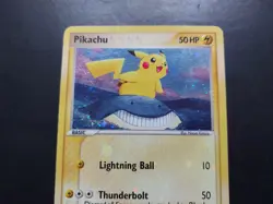 Pokemon - Pikachu 12/17 Pop Series 5 Corrected Back Holo Bleed - Image 3