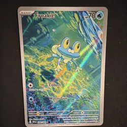 Pokemon TCG Froakie 088/086 Crown Zenith Holo Full Art Secret Rare - Image 1