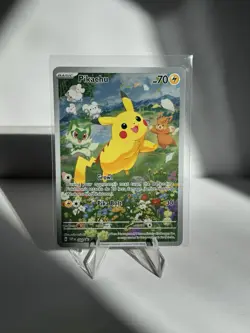 Pokemon TCG Black Star Promo Pikachu Illustration Rare SVP 088 - Image 1
