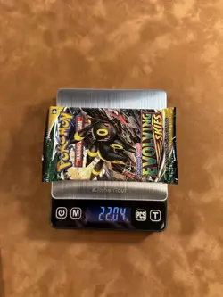 3 WEIGHTED HEAVY SEALED Pokemon Evolving Skies Booster Packs - Image 2