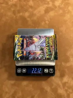 3 WEIGHTED HEAVY SEALED Pokemon Evolving Skies Booster Packs - Image 4