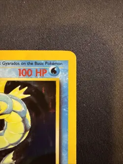 Gyarados 006/102 Holo Base Set Pokemon Vintage MP+ - Image 4