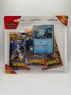 Pokemon TCG: Surging Sparks 3 Pack Blister - Quagsire - Image 1