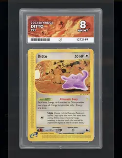 ACE 8 NM-MT Ditto 51/144 Pokemon 2003 Skyridge - Image 1