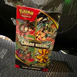 Pokemon TCG Mega Evolution—Chaos Rising Booster Bundle Box 6 Packs 60 Cards - Image 1
