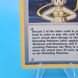 Misty Trainer Gym Heroes 18/132 Unlimited English Holo Rare WOTC - Image 5