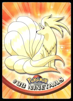 Pokemon Cards Ninetails #38 Topps Trading Cards Series 1 MP - Image 1