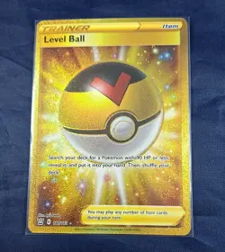 Pokemon TCG Level Ball 181/163 Holo Gold Secret Rare Battle Styles - Image 1
