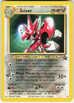 Scizor 33 Promo Wizards Black Star Promos Pokemon Lightly Played - Image 1